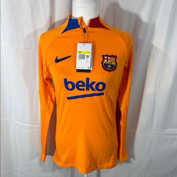 Nike Women’s Orange Barcelona Long Sleeve Jersey Size Small - Picture 1 of 10